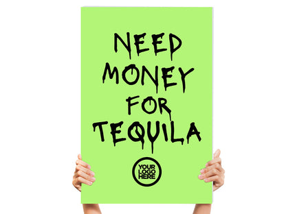 tequila nightclub sign for bottle service girls