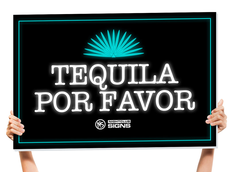 casamigos bottle service sign