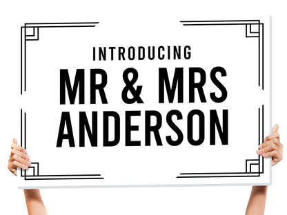 wedding bottle service sign