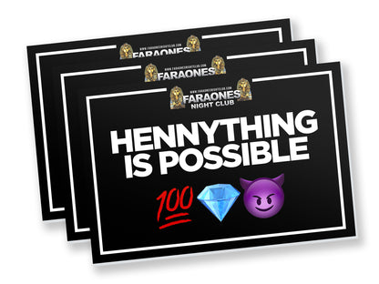 Nightclub Bottle Service Board Signs