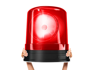 Alarm Emoji Bottle Service Sign