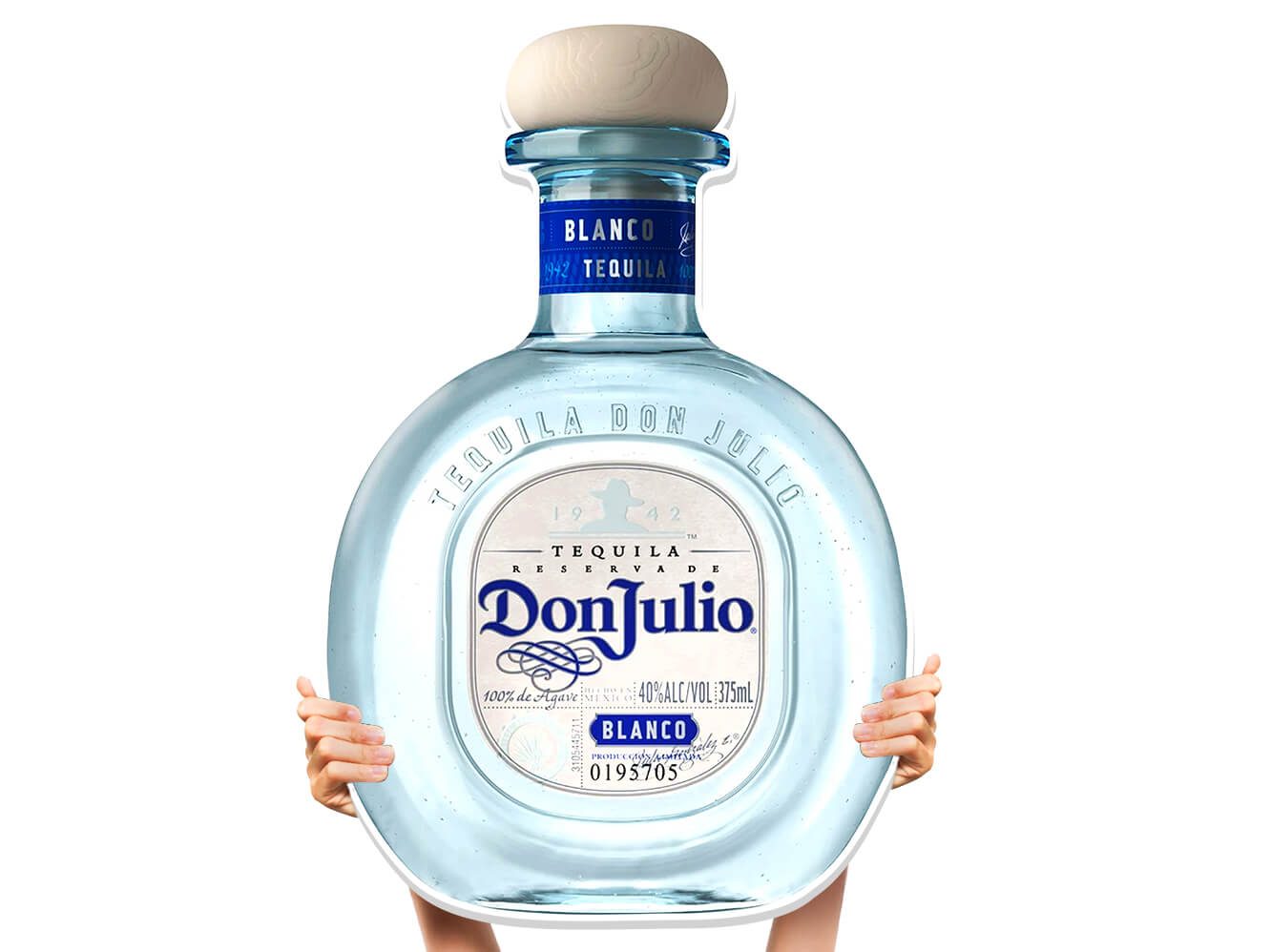 Don Julio Blanco Cutout Bottle Service Sign