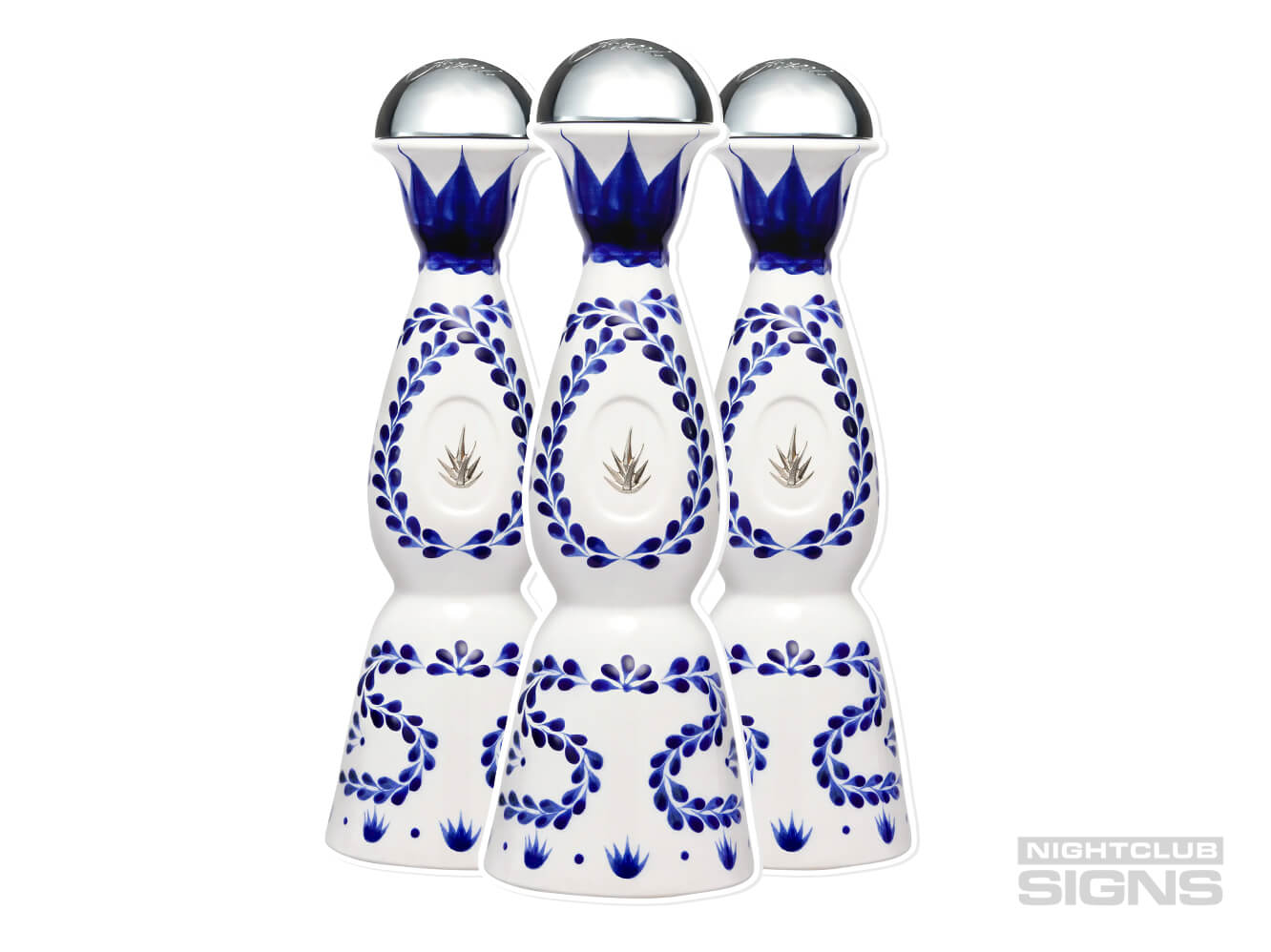 Clase Azul Cutout Bottle Service Sign