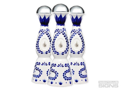 Clase Azul Cutout Bottle Service Sign