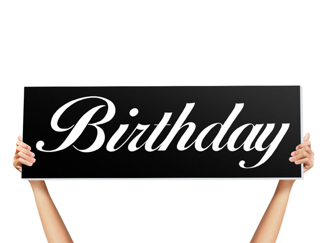 birthday sign