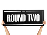 round two nightclub bottle sign