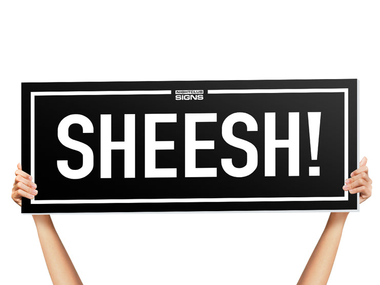 nightclub sign bottle service