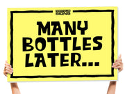 Time Cards Bottle Service Sign