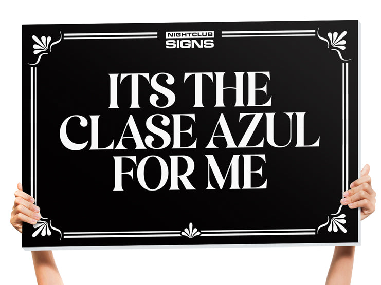 Nightclub Message Bottle Service Board Signs - 5 Pack Bundle