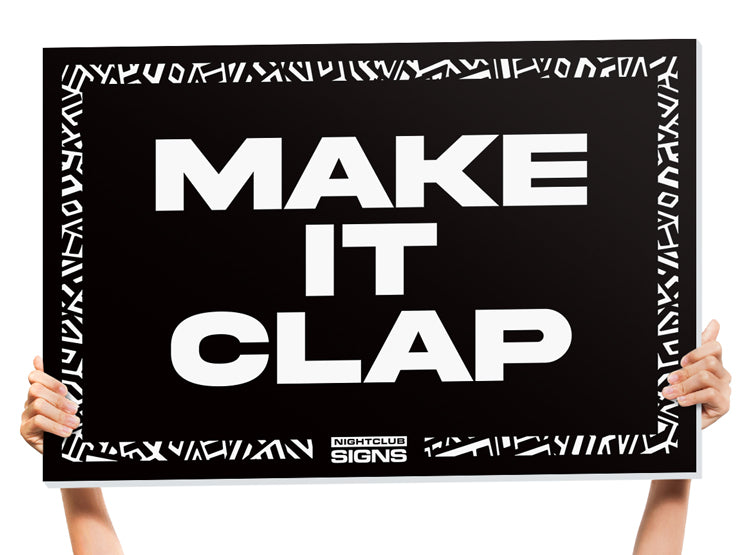 Message Bottle Service Sign