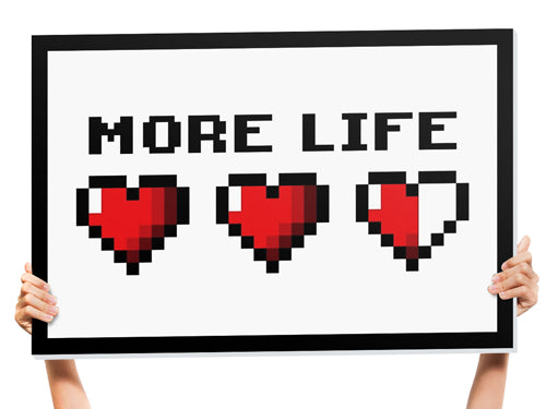 More Life Bottle Service Sign