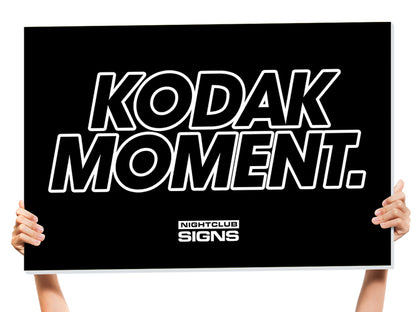 Outlined Message Bottle Service Sign