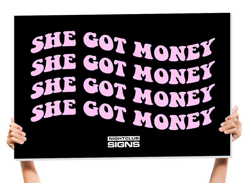 Do Your Thing 21 Bottle Service Sign