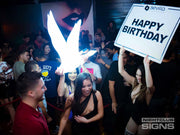 Nightclub bottle service sign