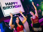 happy birthday sign